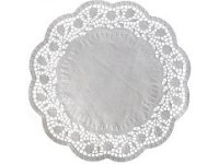 Dortová krajka kulatá 26cm 100ks/72326